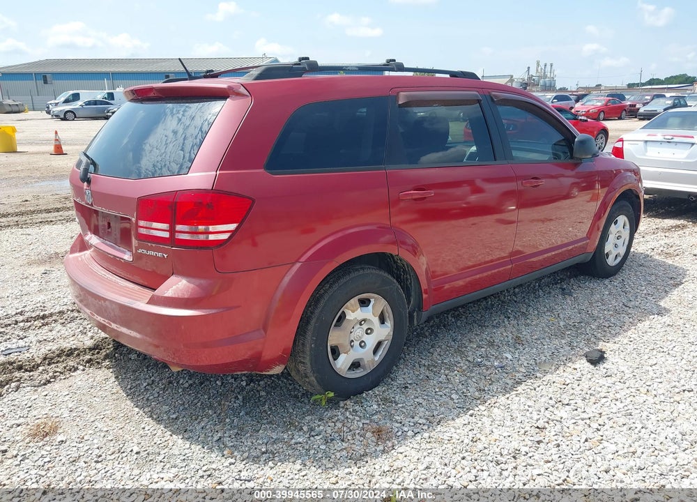2009 DODGE JOURNEY SE VIN: 3D4GG47BX9T557364