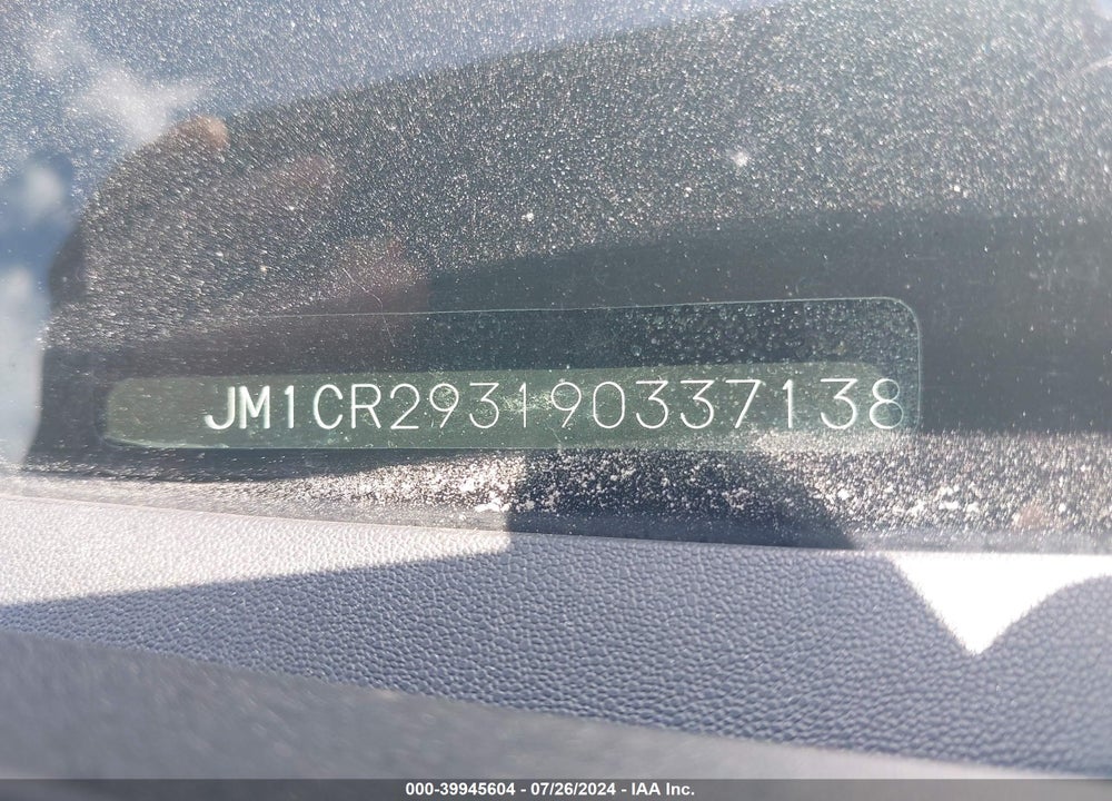 2009 MAZDA 5 GRAND TOURING VIN: JM1CR293190337138