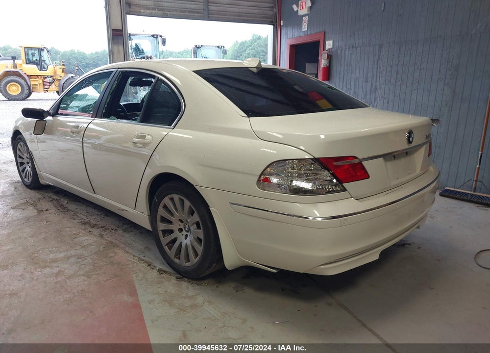 2008 BMW 750I VIN: WBAHL835X8DT12098