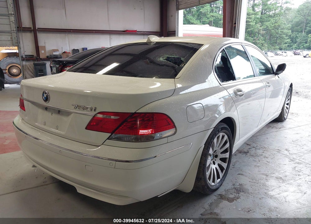 2008 BMW 750I VIN: WBAHL835X8DT12098