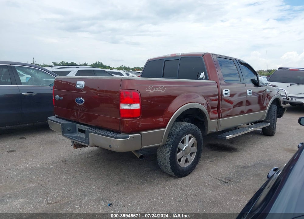 2005 FORD F-150 FX4/LARIAT/XLT VIN: 1FTPW14505KE54706