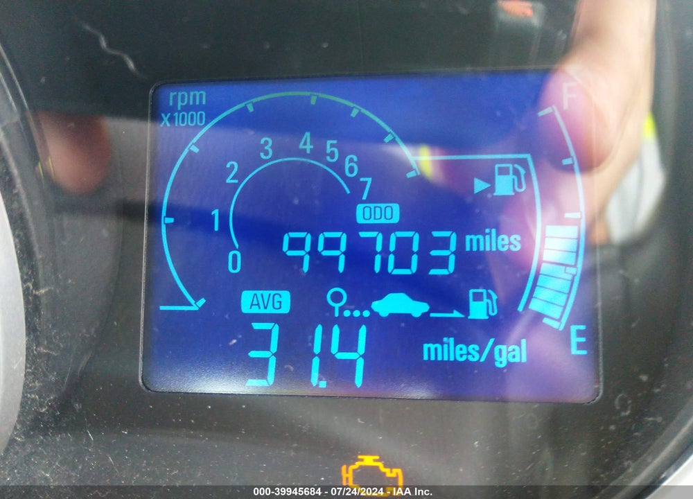 2013 CHEVROLET SPARK 1LT MANUAL VIN: KL8CC6S99DC602265