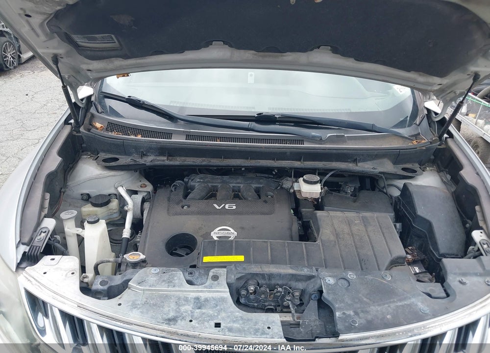 2010 NISSAN MURANO SL VIN: JN8AZ1MWXAW128571