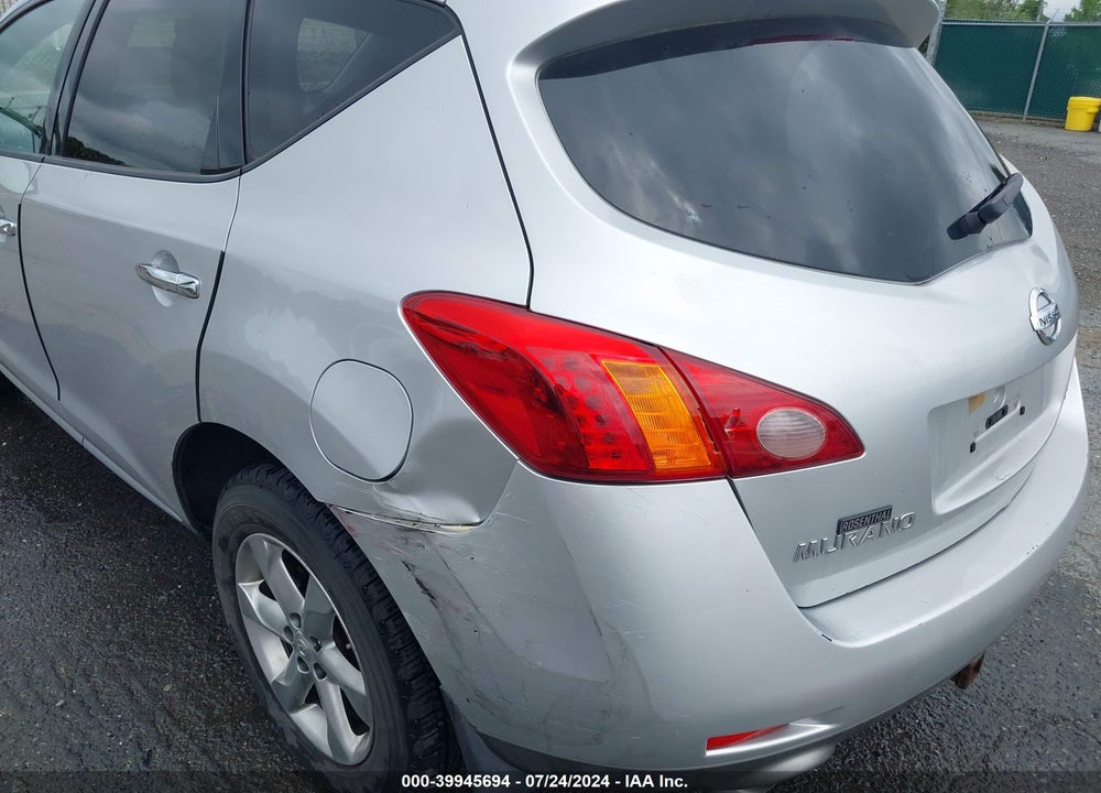 2010 NISSAN MURANO SL VIN: JN8AZ1MWXAW128571