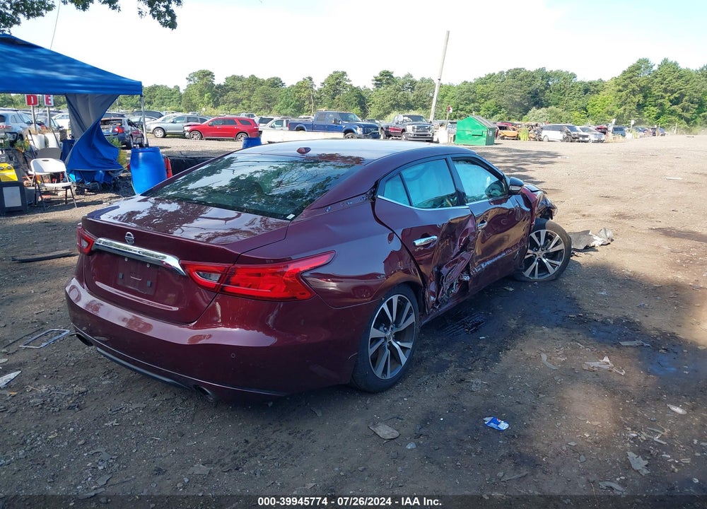 2017 NISSAN MAXIMA 3.5 SV VIN: 1N4AA6AP4HC395980