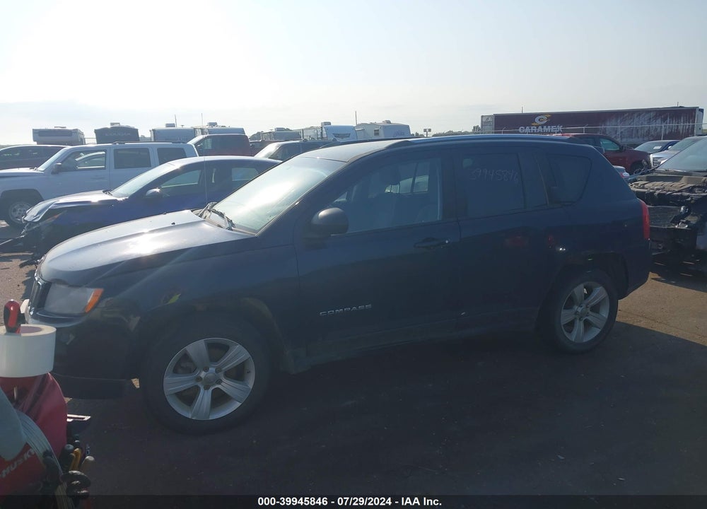 2012 JEEP COMPASS LATITUDE VIN: 1C4NJDEB8CD591955