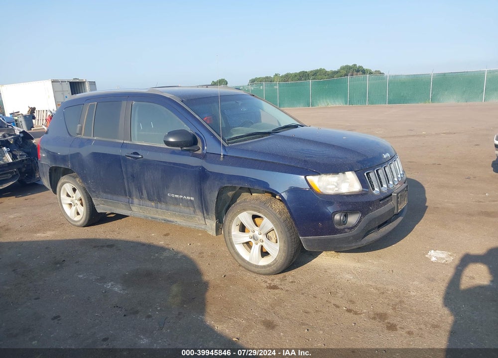 2012 JEEP COMPASS LATITUDE VIN: 1C4NJDEB8CD591955