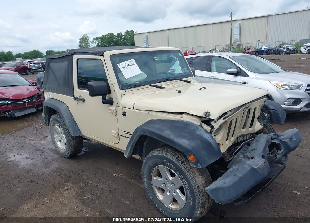 2011 JEEP WRANGLER SPORT VIN: 1J4AA2D17BL584196