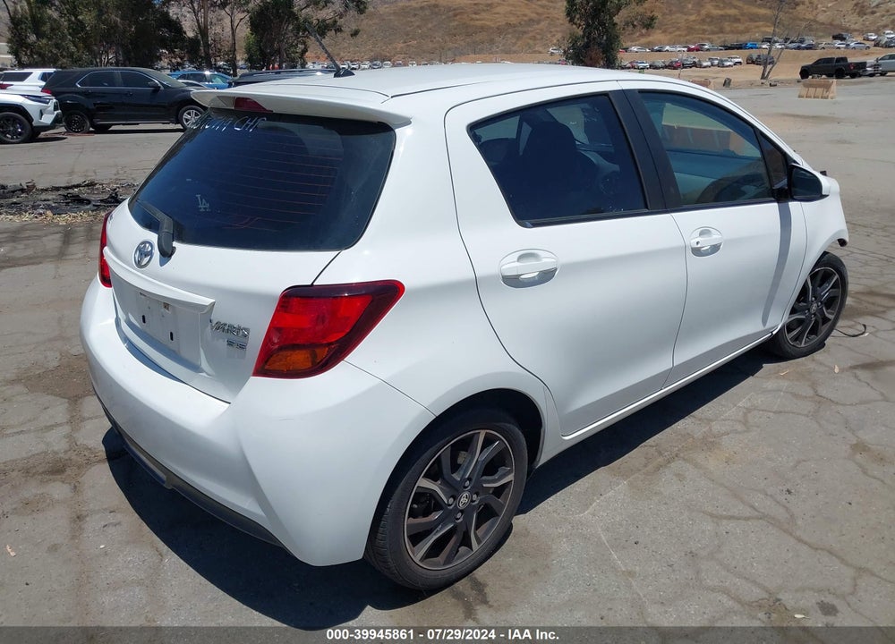 2016 TOYOTA YARIS SE VIN: VNKKTUD3XGA057541