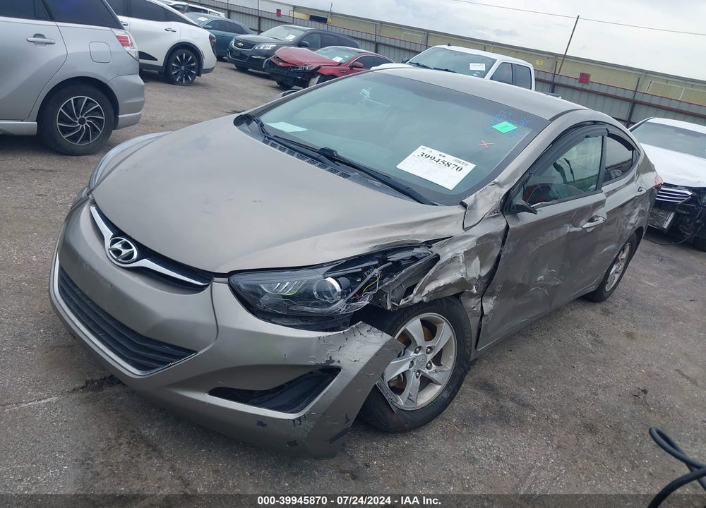 2014 HYUNDAI ELANTRA SE VIN: 5NPDH4AE7EH514353