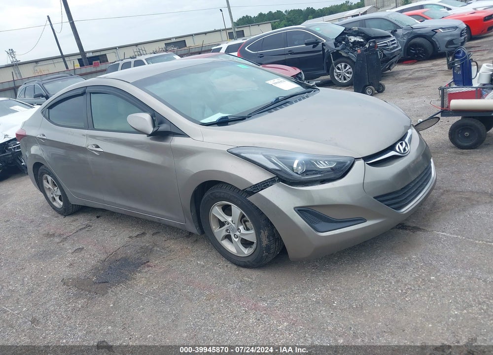 2014 HYUNDAI ELANTRA SE VIN: 5NPDH4AE7EH514353