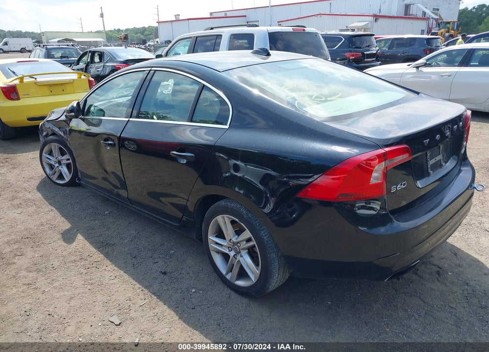 2015 VOLVO S60 T5 PREMIER VIN: YV1612TK4F2338735