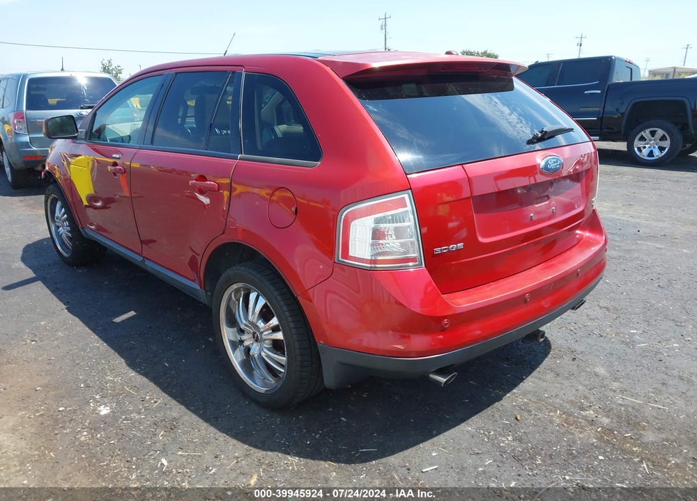 2007 FORD EDGE SEL PLUS VIN: 2FMDK49C77BA93930
