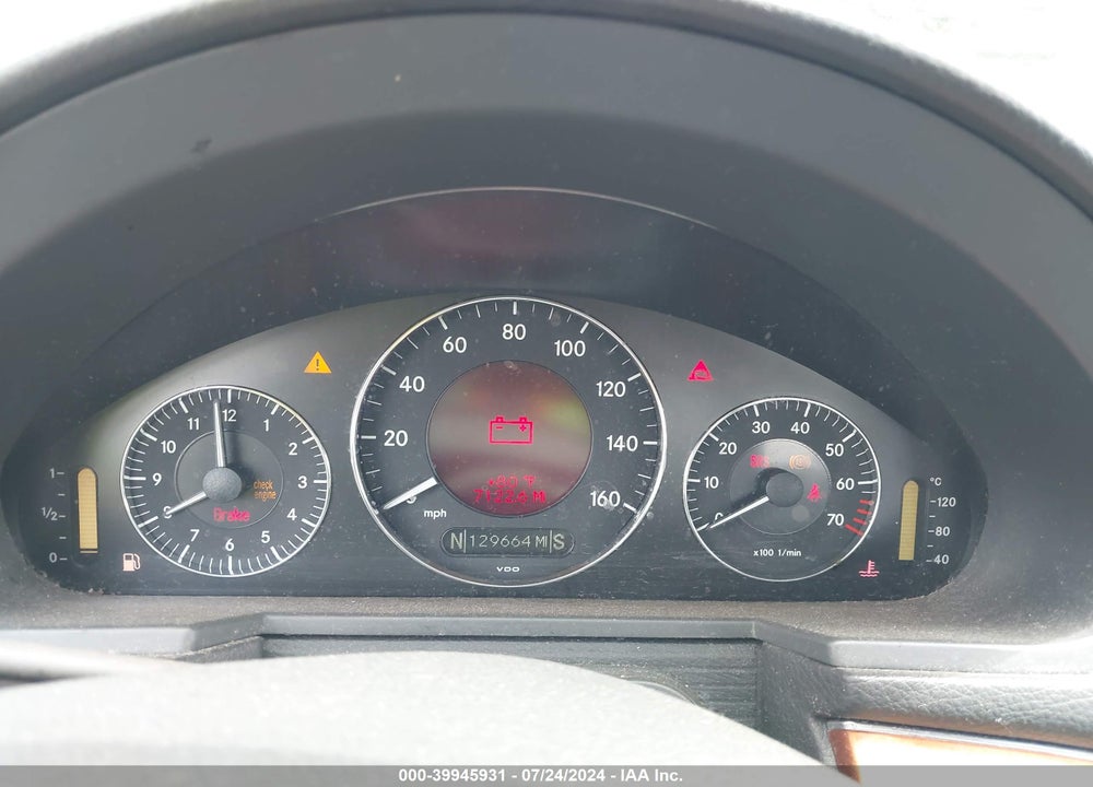 2005 MERCEDES-BENZ E 320 VIN: WDBUF65J75A630585