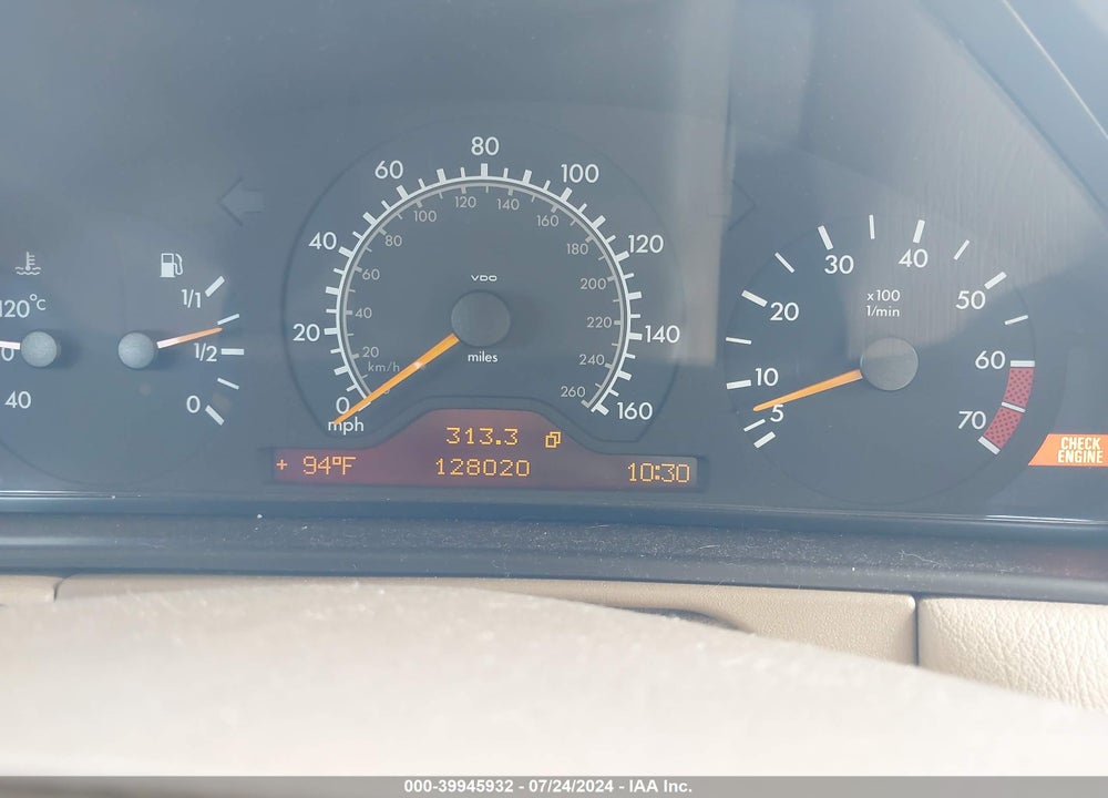 1999 MERCEDES-BENZ E 320 VIN: WDBJF65H2XA885342