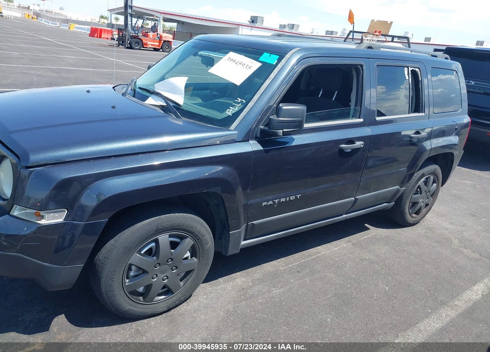 2014 JEEP PATRIOT SPORT VIN: 1C4NJPBA1ED632278