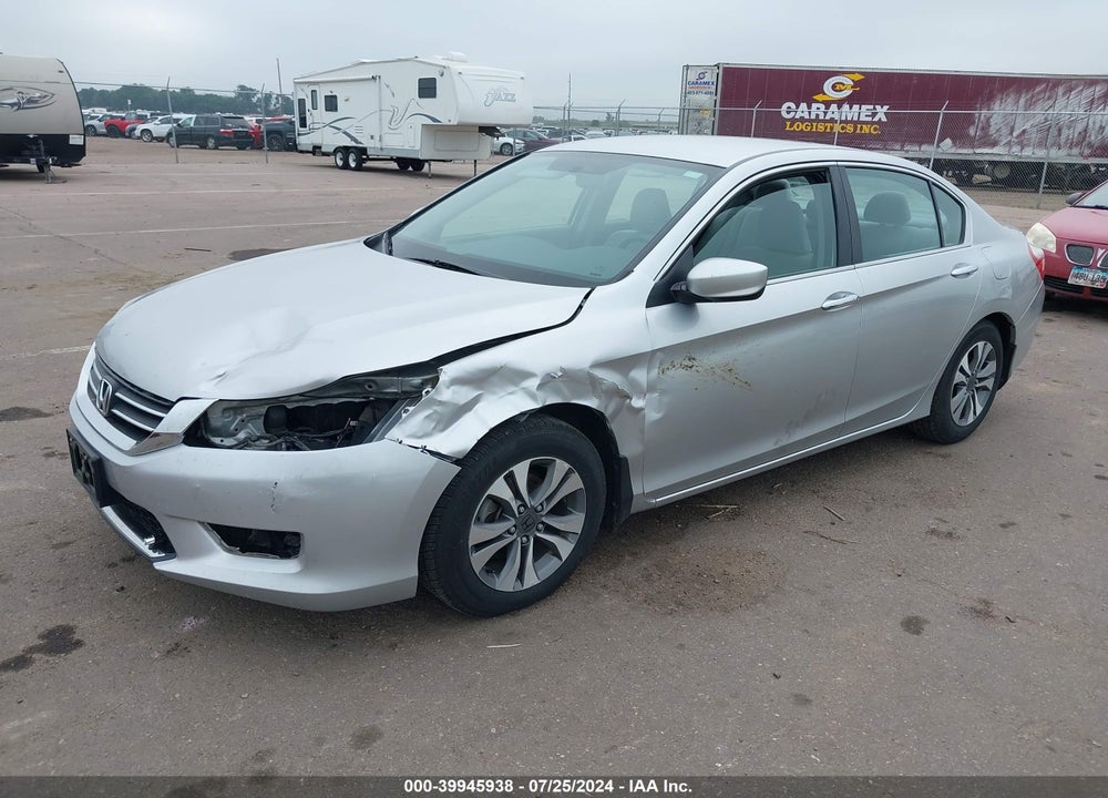 2013 HONDA ACCORD LX VIN: 1HGCR2F30DA008195