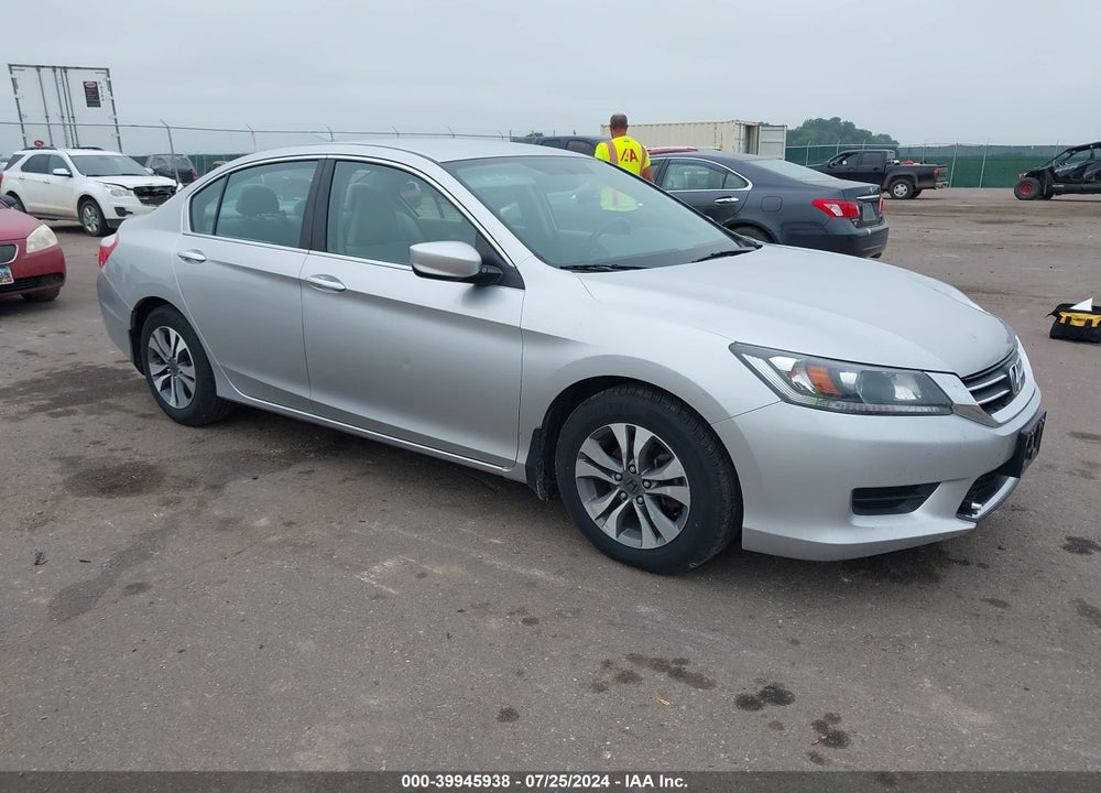 2013 HONDA ACCORD LX VIN: 1HGCR2F30DA008195