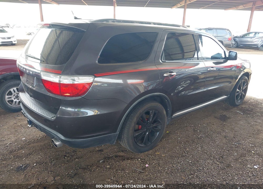 2011 DODGE DURANGO CREW VIN: 1D4SD4GT9BC592801
