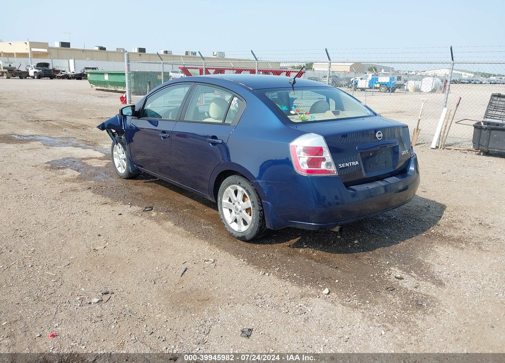 2007 NISSAN SENTRA 2.0S VIN: 3N1AB61E97L613598