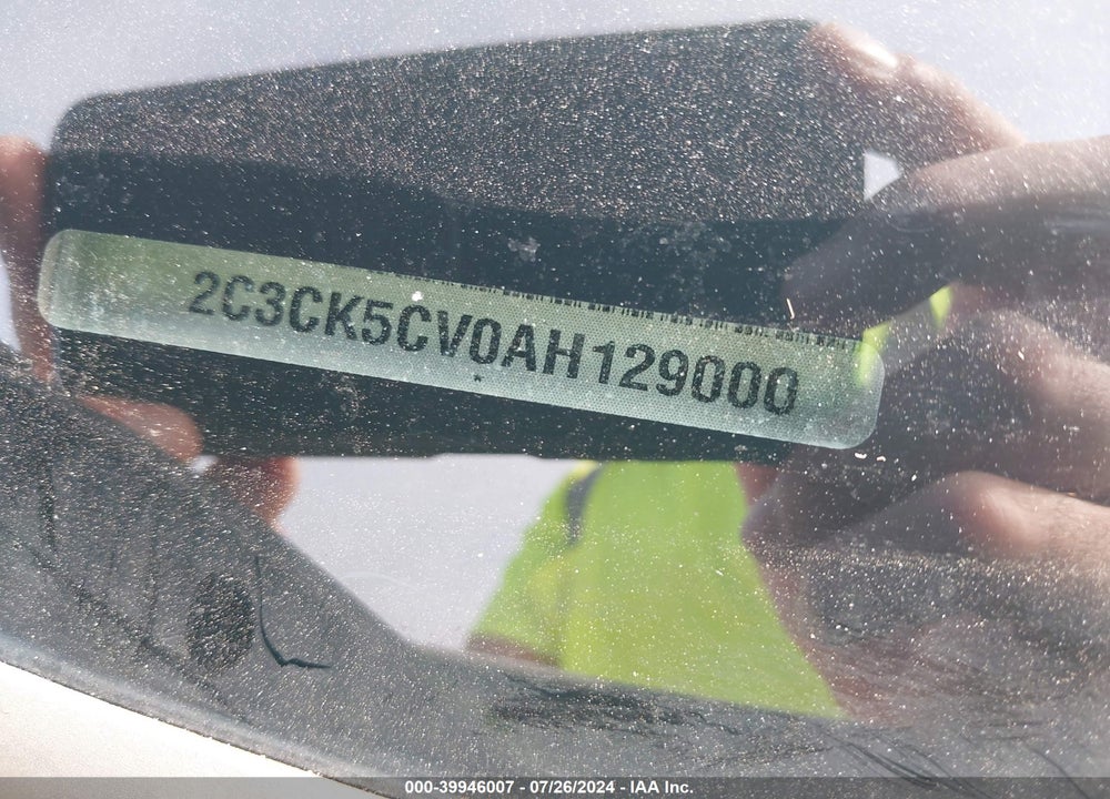 2010 CHRYSLER 300 VIN: 2C3CK5CV0AH129000