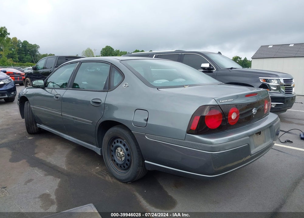 2005 CHEVROLET IMPALA POLICE VIN: 2G1WF55K059332039