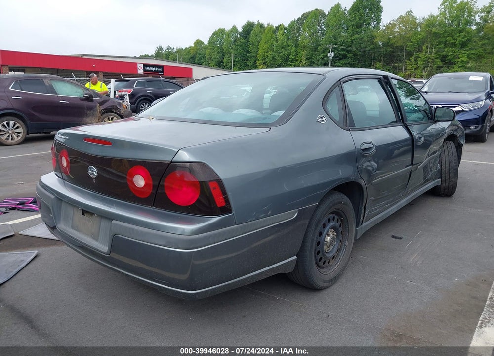 2005 CHEVROLET IMPALA POLICE VIN: 2G1WF55K059332039