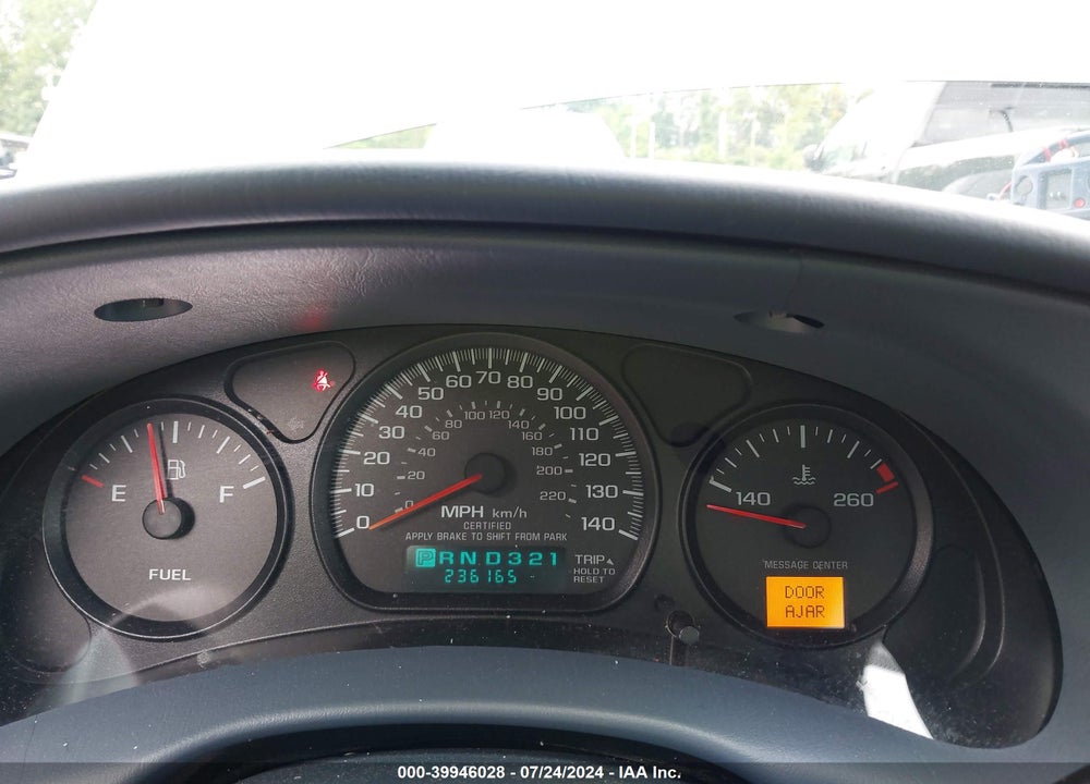 2005 CHEVROLET IMPALA POLICE VIN: 2G1WF55K059332039