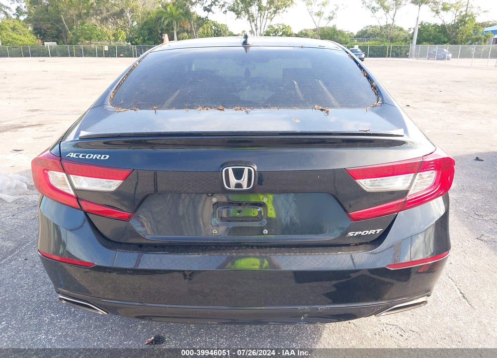 2021 HONDA ACCORD SPORT VIN: 1HGCV1F30MA102776