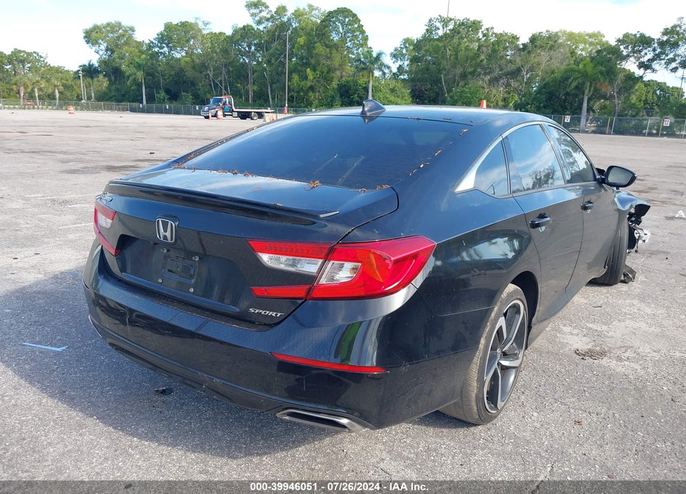 2021 HONDA ACCORD SPORT VIN: 1HGCV1F30MA102776