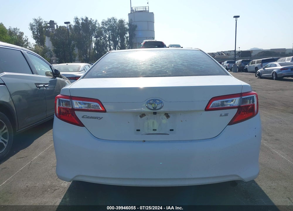 2013 TOYOTA CAMRY LE VIN: 4T1BF1FK2DU706595