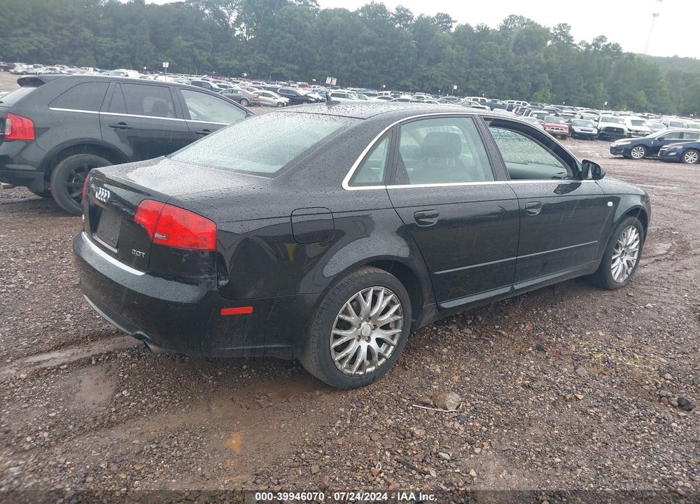 2008 AUDI A4 2.0T/2.0T SPECIAL EDITION VIN: WAUAF78E08A144579