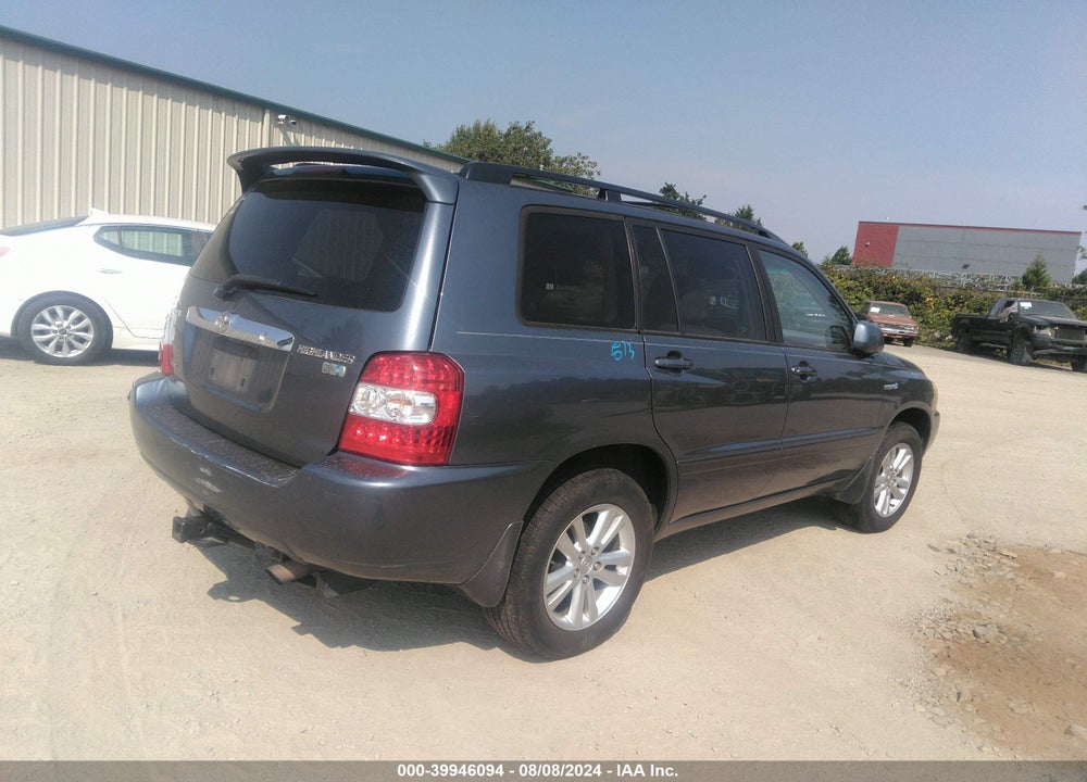 2006 TOYOTA HIGHLANDER HYBRID V6 (ECVT) VIN: JTEEW21A160031088