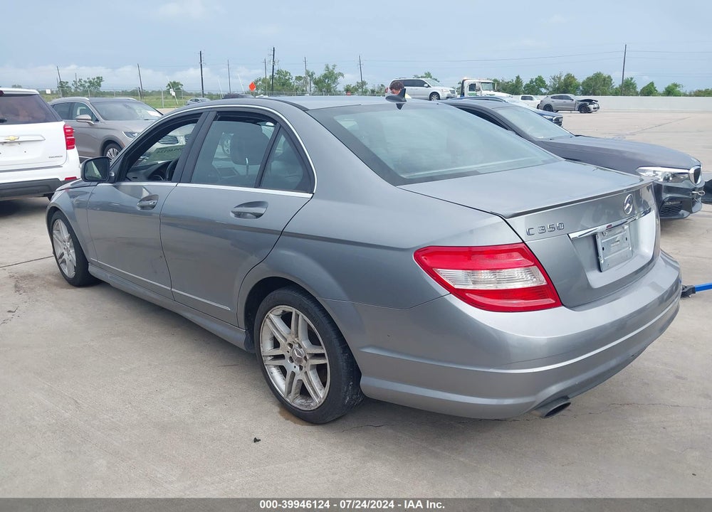 2009 MERCEDES-BENZ C 350 SPORT VIN: WDDGF56X39R061551
