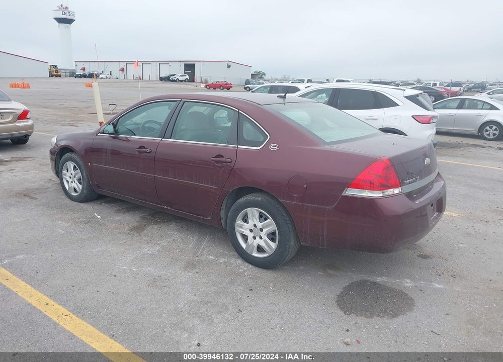 2007 CHEVROLET IMPALA LS VIN: 2G1WB58K279296011