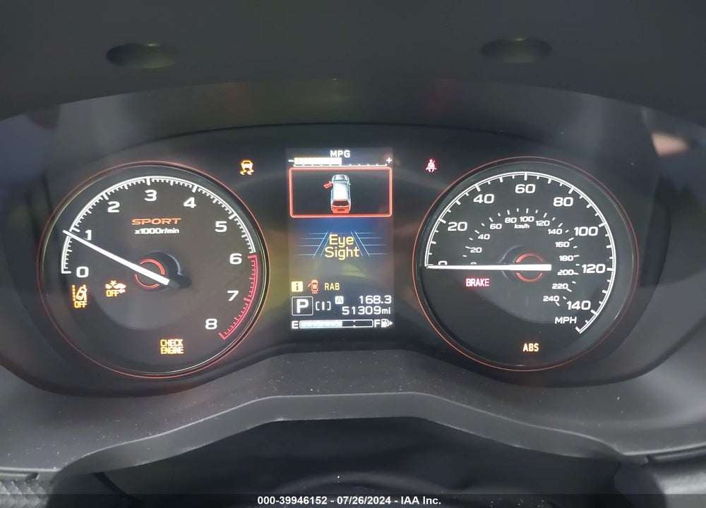 2020 SUBARU FORESTER SPORT VIN: JF2SKAMC6LH450191