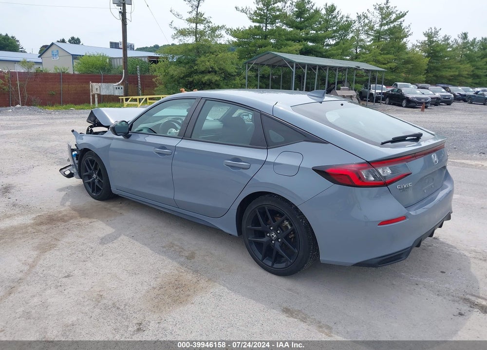 2022 HONDA CIVIC SPORT VIN: 19XFL2H87NE010918
