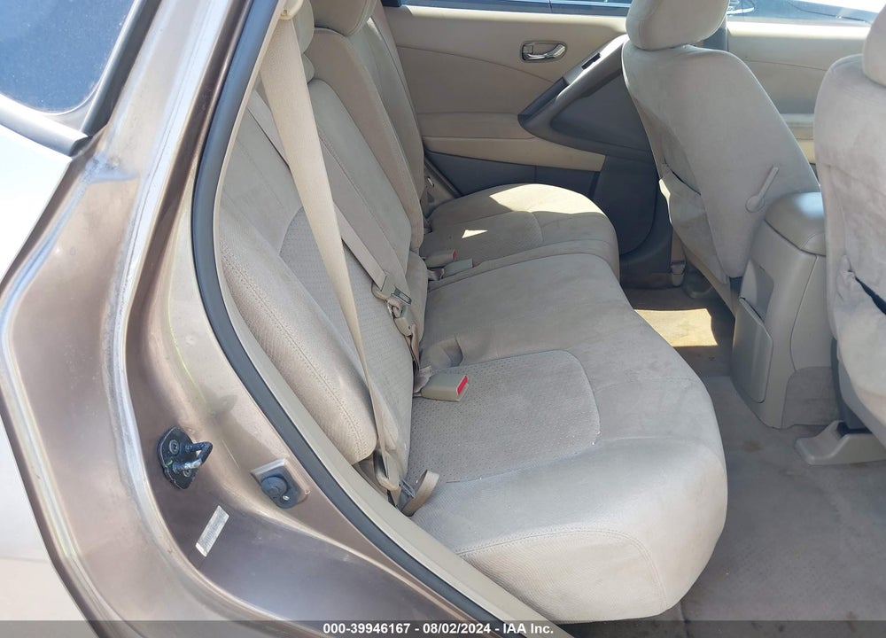 2009 NISSAN MURANO S VIN: JN8AZ18U69W006942