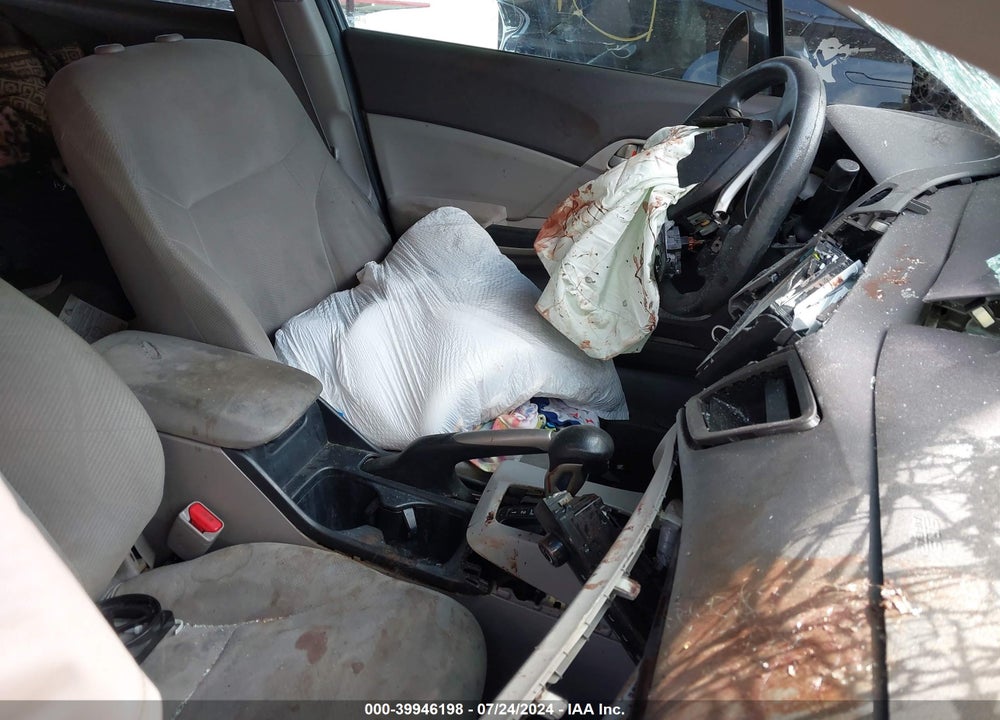 2012 HONDA CIVIC LX VIN: 2HGFB2F51CH610560