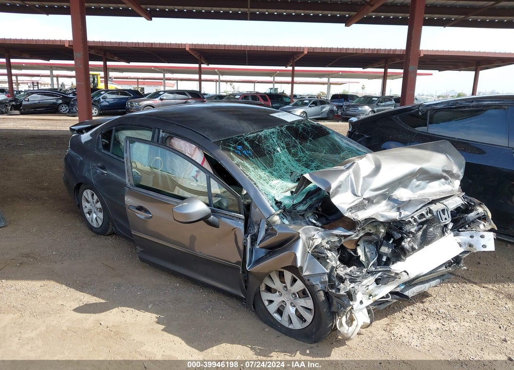 2012 HONDA CIVIC LX VIN: 2HGFB2F51CH610560