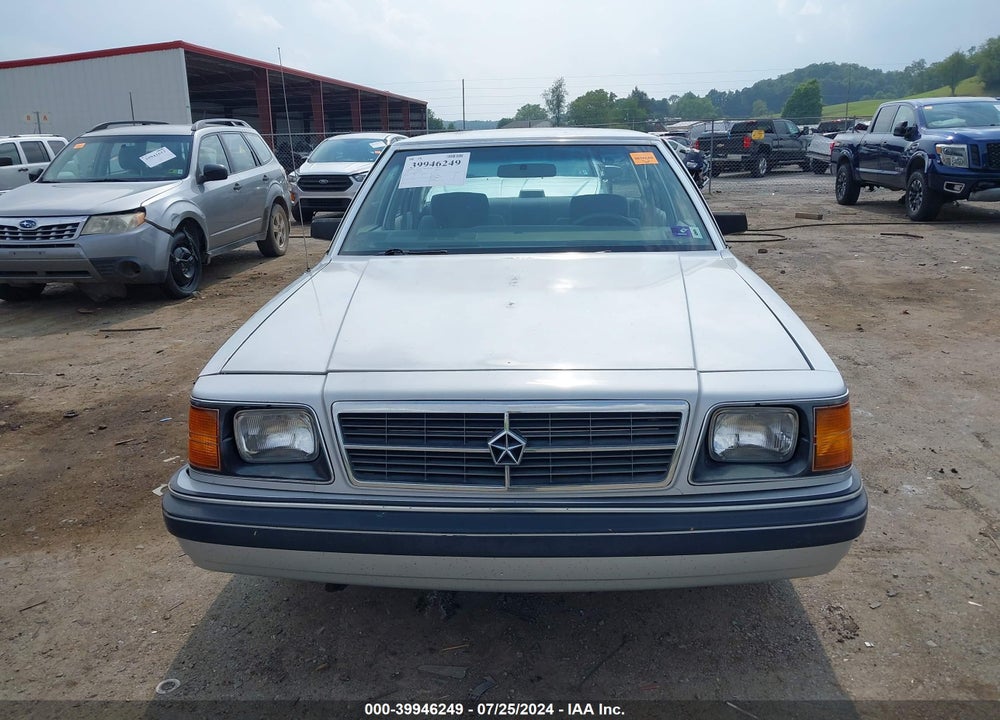 1988 DODGE ARIES LE VIN: 1B3BD46K0JF242901