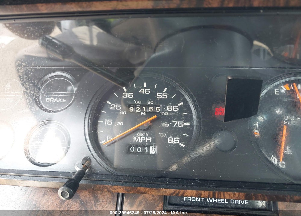 1988 DODGE ARIES LE VIN: 1B3BD46K0JF242901