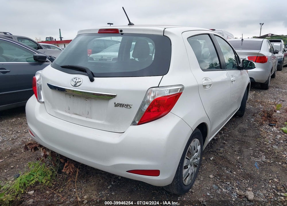2014 TOYOTA YARIS VIN: VNKKTUD35EA007692