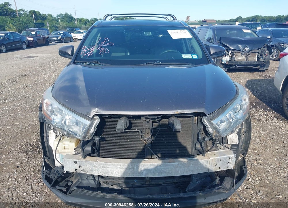 2016 TOYOTA HIGHLANDER XLE V6 VIN: 5TDJKRFH7GS250729