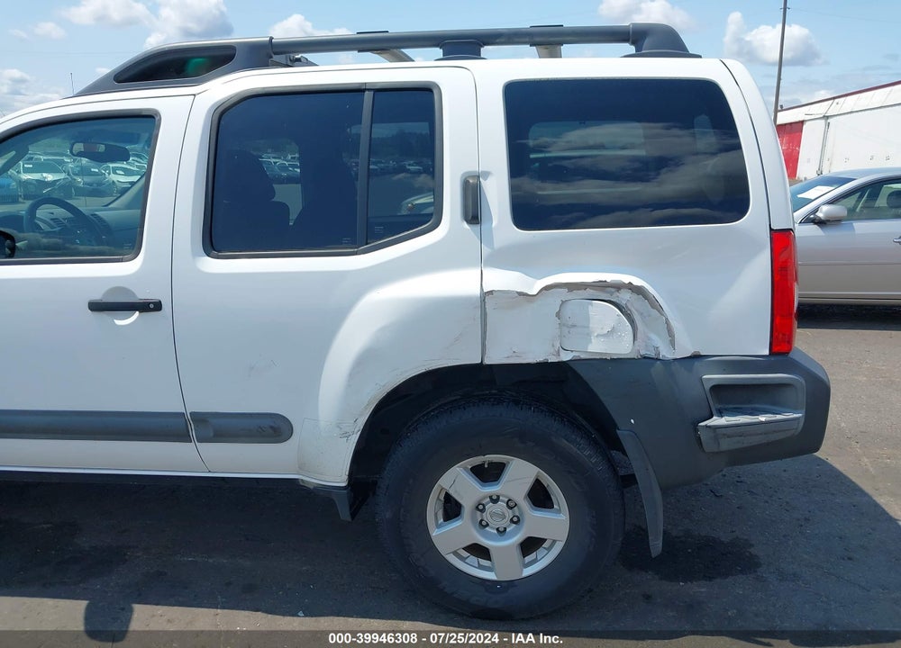 2005 NISSAN XTERRA S VIN: 5N1AN08W05C616913