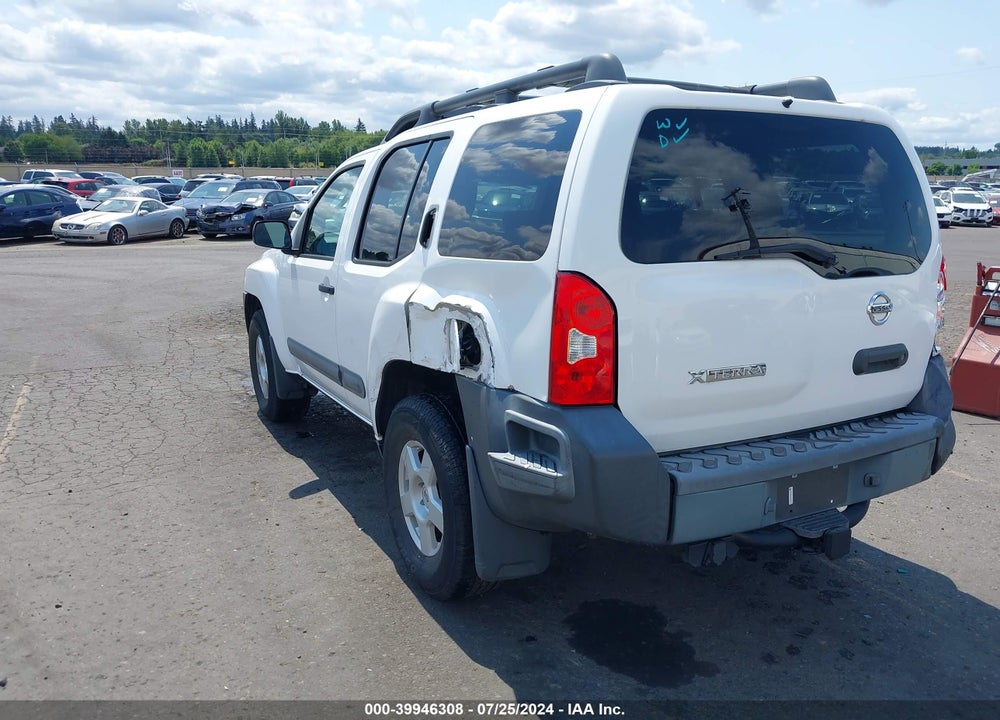 2005 NISSAN XTERRA S VIN: 5N1AN08W05C616913