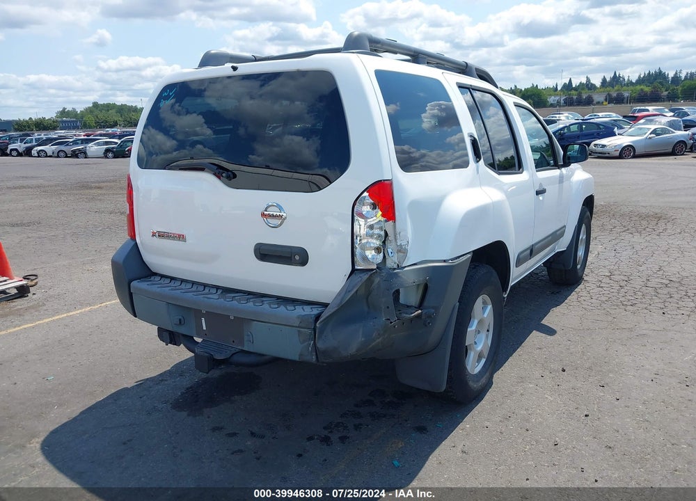 2005 NISSAN XTERRA S VIN: 5N1AN08W05C616913