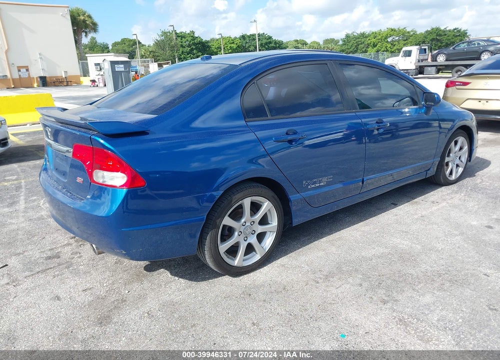 2009 HONDA CIVIC SI VIN: 2HGFA555X9H703690