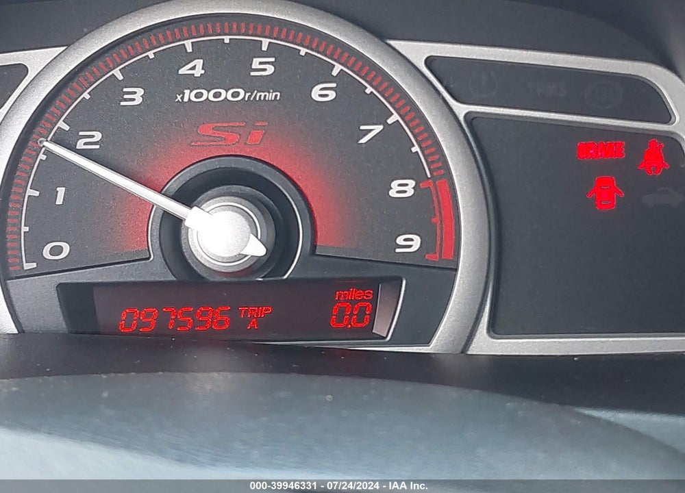2009 HONDA CIVIC SI VIN: 2HGFA555X9H703690
