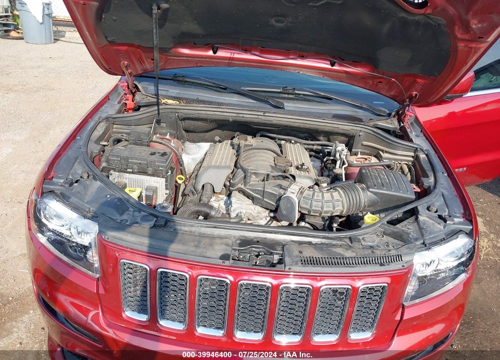 2012 JEEP GRAND CHEROKEE SRT8 VIN: 1C4RJFDJ5CC205584
